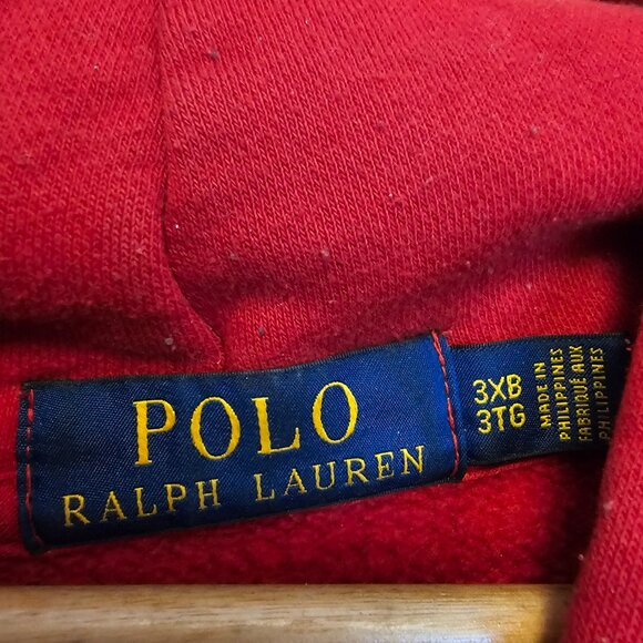 Big & Tall Deadstock Polo/Ralph Lauren USA Hockey Bear Hoodie 3xb - Picture 3 of 4